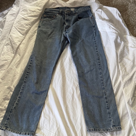 Levi's Men's Straight Blue Jeans - Picture 1 of 4